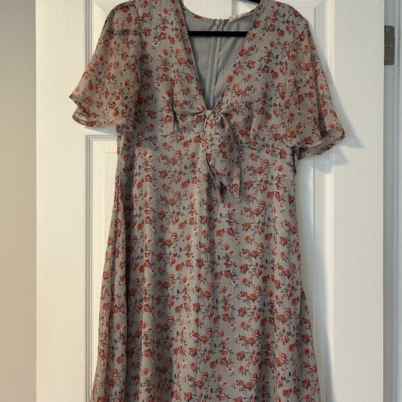 Neon Rose Women's Dress Size L - Picture 2 of 3